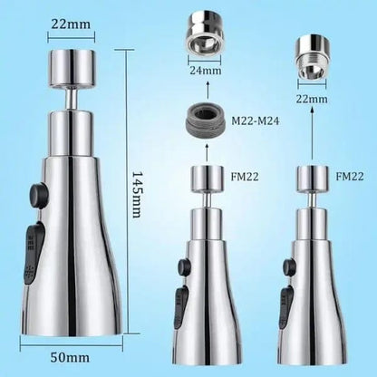 360 Degree Rotating Faucet Attachment