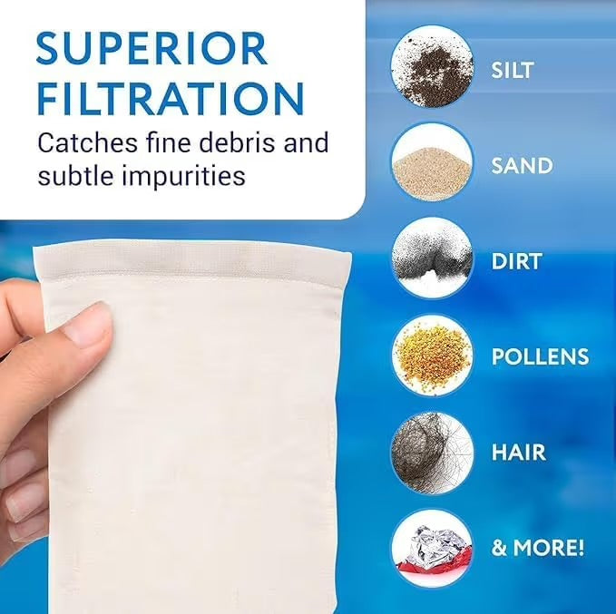 Whole House Water Filter Bag with Clamp – Sediment, Sand & Rust Filter