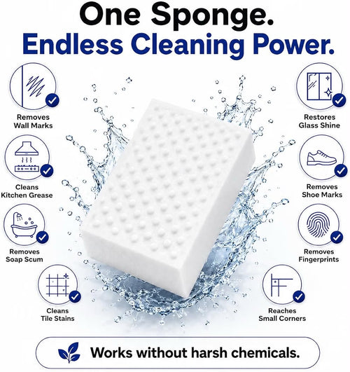 Magic Cleaning Eraser Sponge for Wall, Kitchen & Bathroom